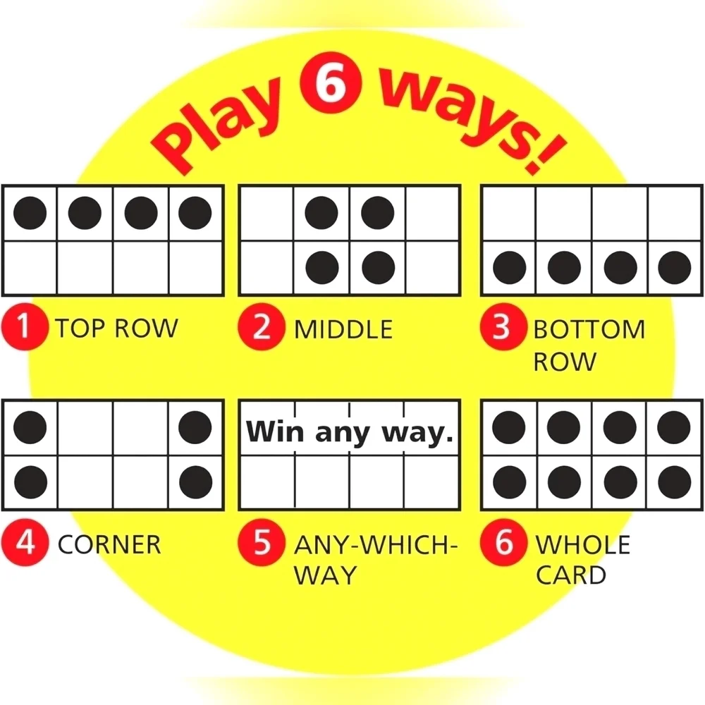 Trend Enterprises Rhyming Bingo Game Red and Green Age 4+
